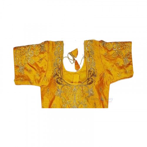 Fantasy Silk Blouse - Yellow