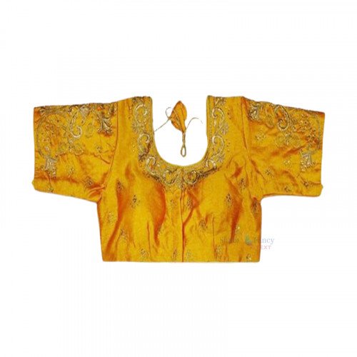 Fantasy Silk Blouse - Yellow