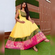 Festivities Celebrations Gown - Yellow