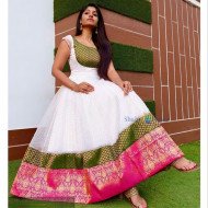 Festivities Celebrations Gown - White