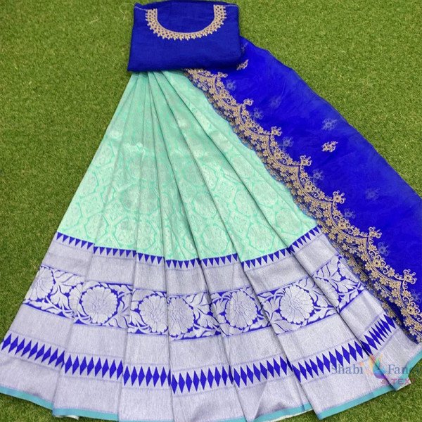 Half Saree Lehanga - Blue