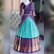 Half Saree Lehanga - Blue