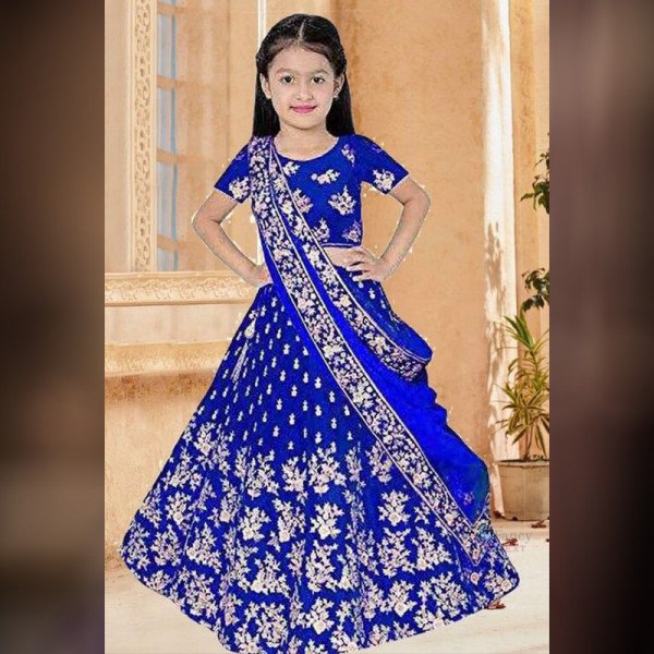 Kids Lehenga - Blue 10-12