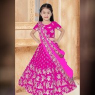 Kids Lehenga - Pink