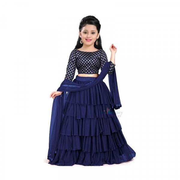 Kids Lehenga Choli - Blue