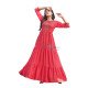 Party Wear Long Gown - Red