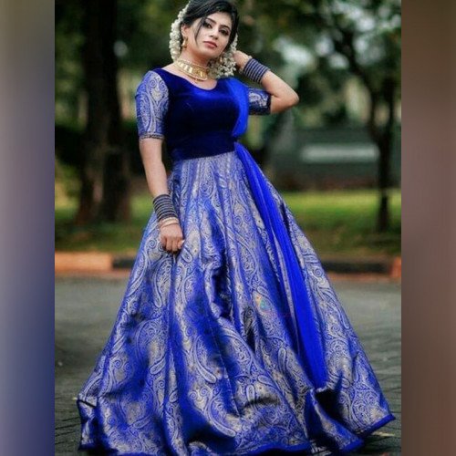 Kajari Gown - Blue