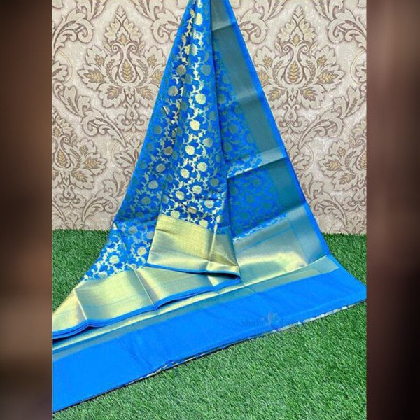 Kanjivaram Silk Saree - Blue