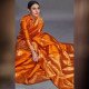 Astoban Fancy And Stylish Banarasi Silk Saree - Orange