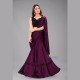 Party Wear Saree - Purple