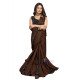 Party Wear Saree - Brown