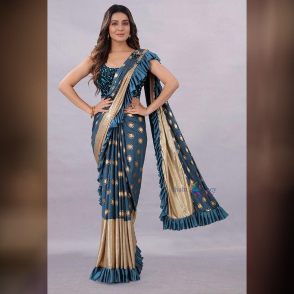 Party wear Saree - Blue