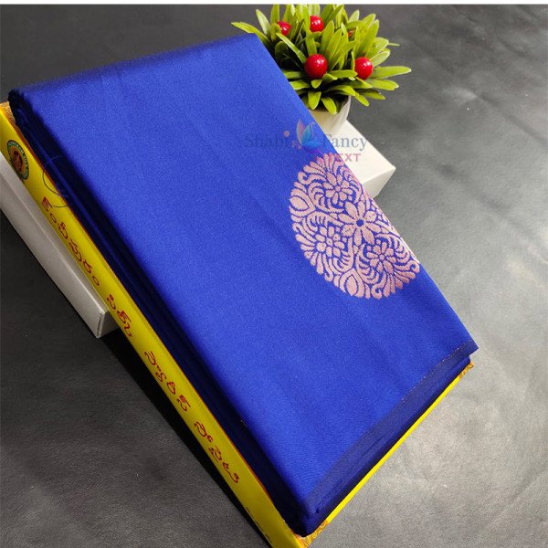 Soft Silk Saree - Blue