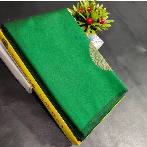 Soft Silk Saree - Green 